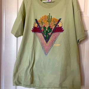 Olvie green Arizona tee shirt